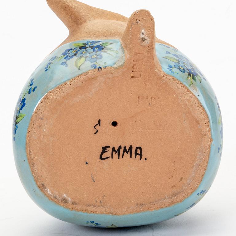 Lisa Larson, figurine, stoneware, "Emma" from the series "ABC girls", Gustavsberg.