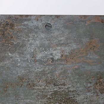 Oscar Antonsson, A pair of bookends, art deco, Ystad metal.