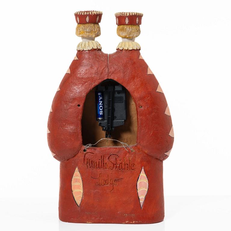 Gunilla Ståhle, a wall clock, own studio, Nyköping.