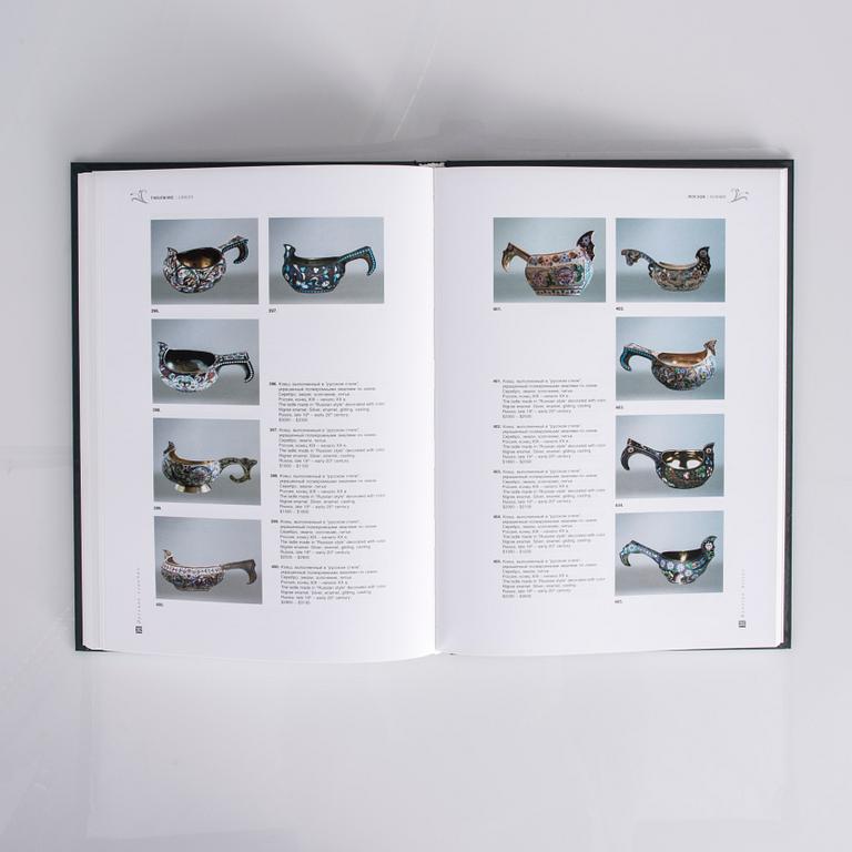 BOK / KATALOG, "Russian Silver Late 19th - early 20th century, Price-catalogue", S:t Petersburg 2010.