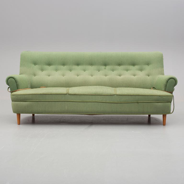 SOFFA, "Hemmakväll" Carl Malmsten, omkring 1900-talets mitt.