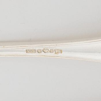 A 99-piece silver model G cutlery service, mark of W.A. Bolin, Stockholm, including 1950.