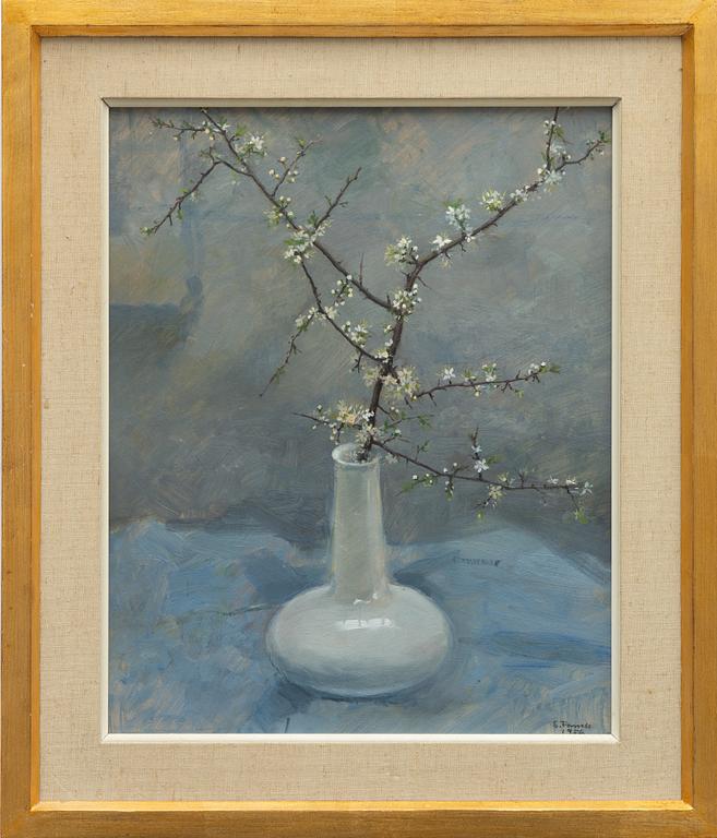Stina Forssell, Flowering branch in a vase.