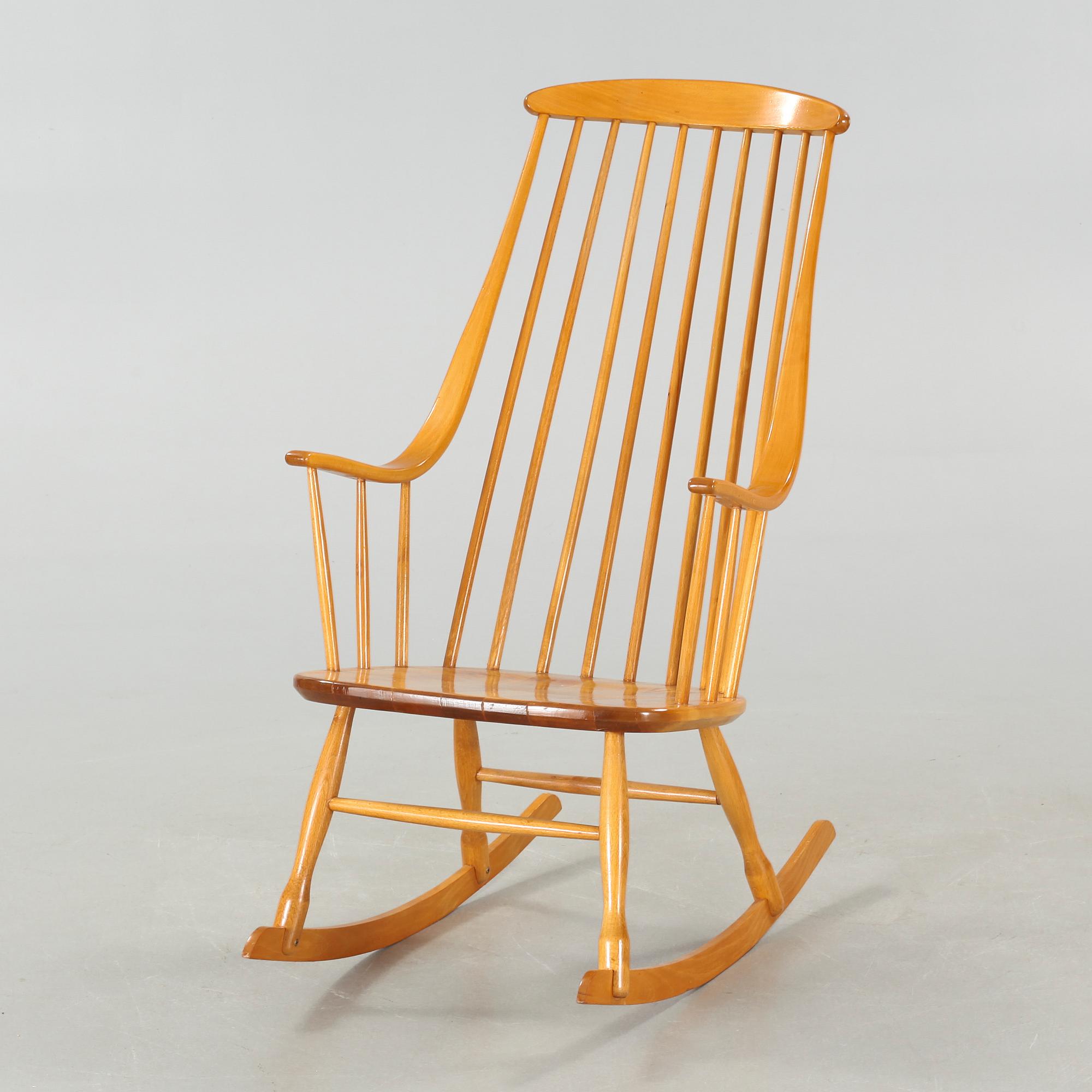 A rocking chair by Lena Larsson named "Bohem".