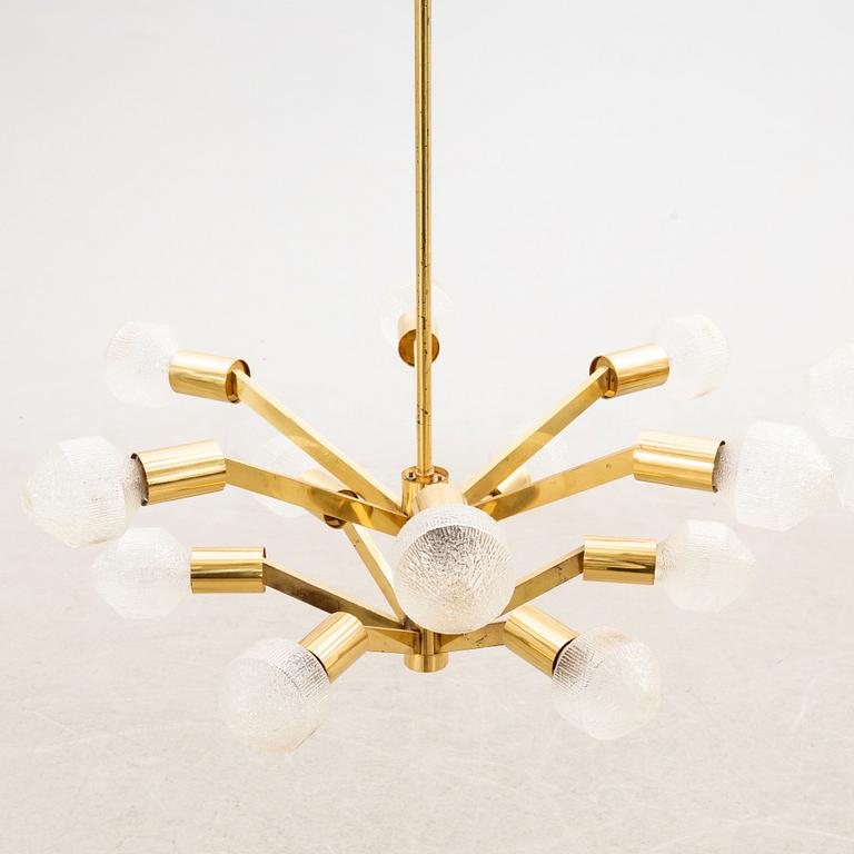 Axel Annell, attributed, ceiling lamps, a pair, second half of the 20th century.