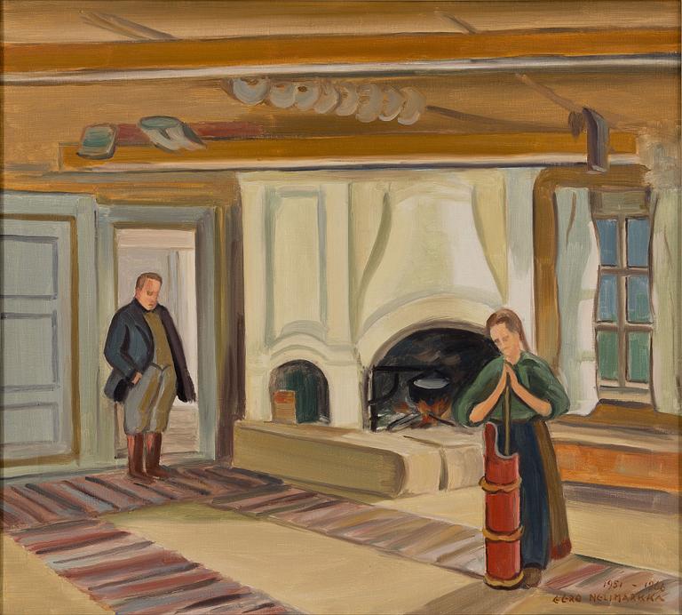 EERO NELIMARKKA, STUGINTERIÖR.