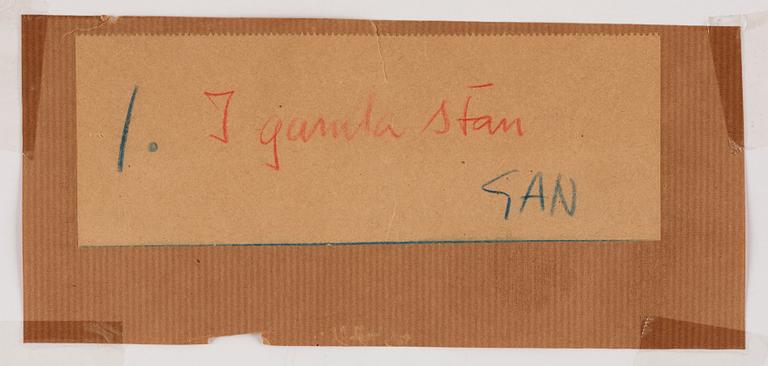 Gösta Adrian-Nilsson, "I gamla stan" (In Old Town).