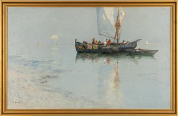 Wilhelm von Gegerfelt, In the Lagoon, Venice.