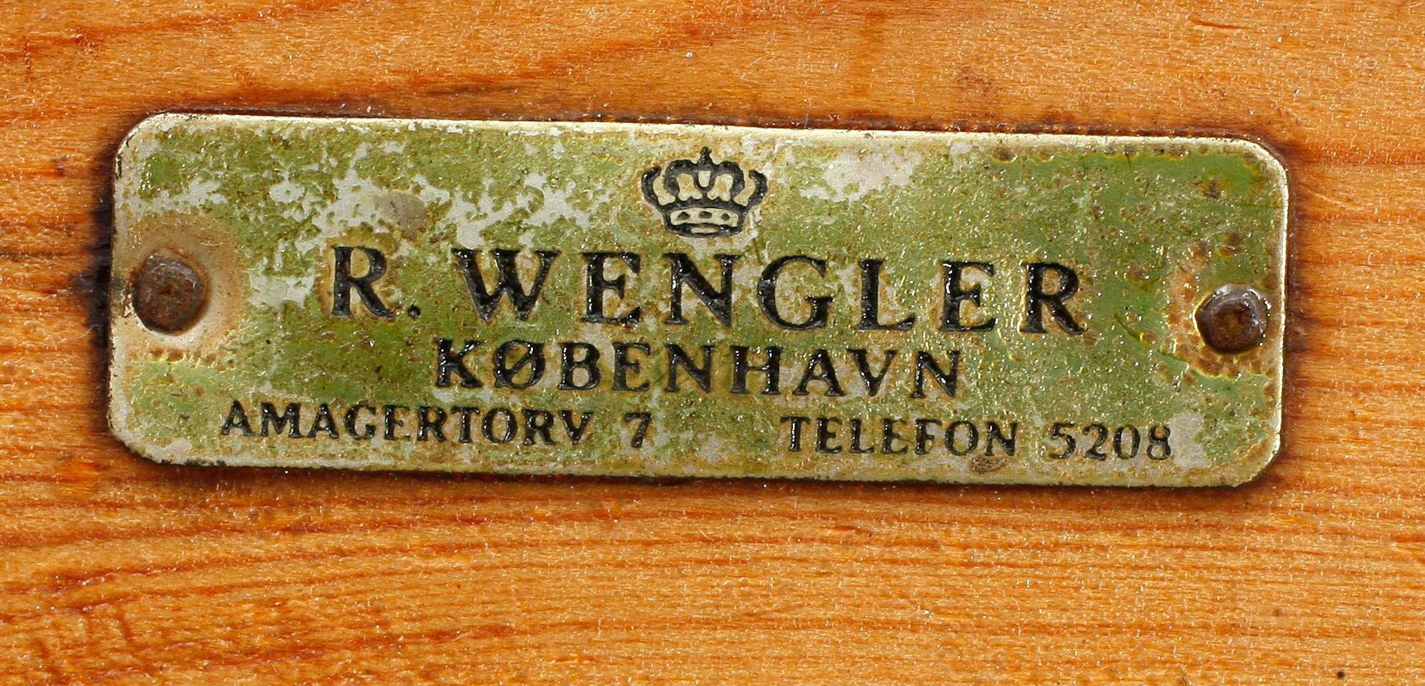 LIGGFÅTÖLJ, R. Wengler, Danmark.