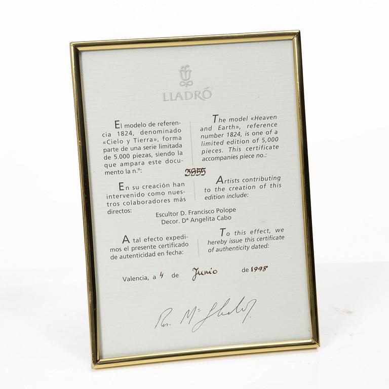 Francisco Polope, figurin, "Heaven and Earth", Lladró, Spanien.