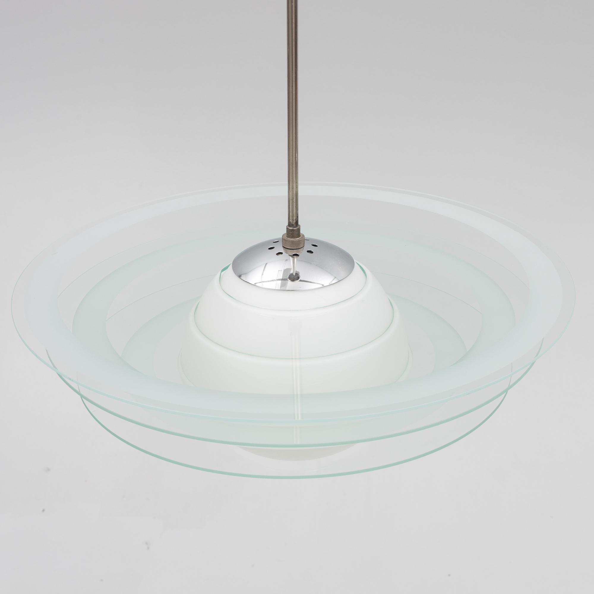 Saturn lamp, mid-20th century.