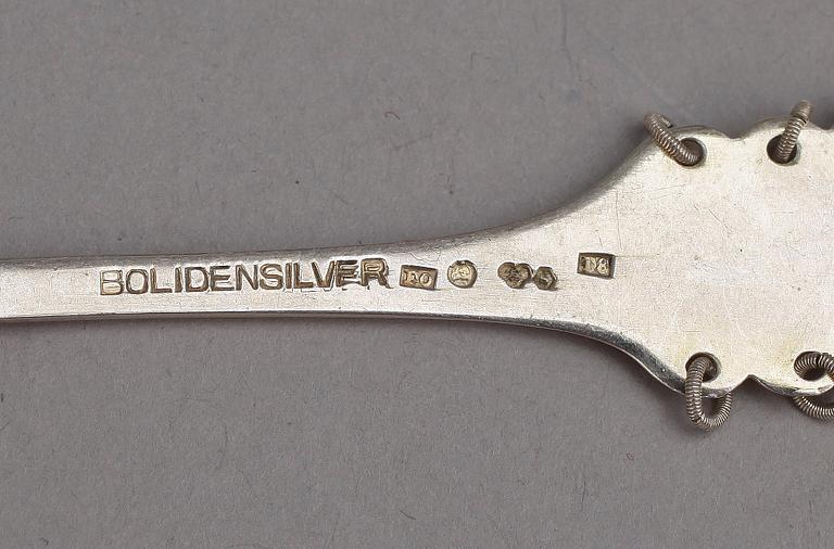 PARTI SILVER, 26 delar, bla Bolindersilver, Sverige, 1900-tal. Totalvikt 480 g.
