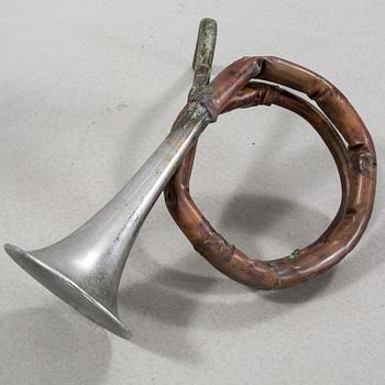 LARS STOCKS, skulpturgrupp, 3 delar, metall, signerad.