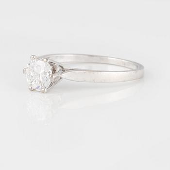 RING, med briljantslipad diamant 0.80 ct.
