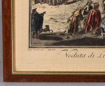KOPPARSTICK, Italien, möjligen 1800-tal.