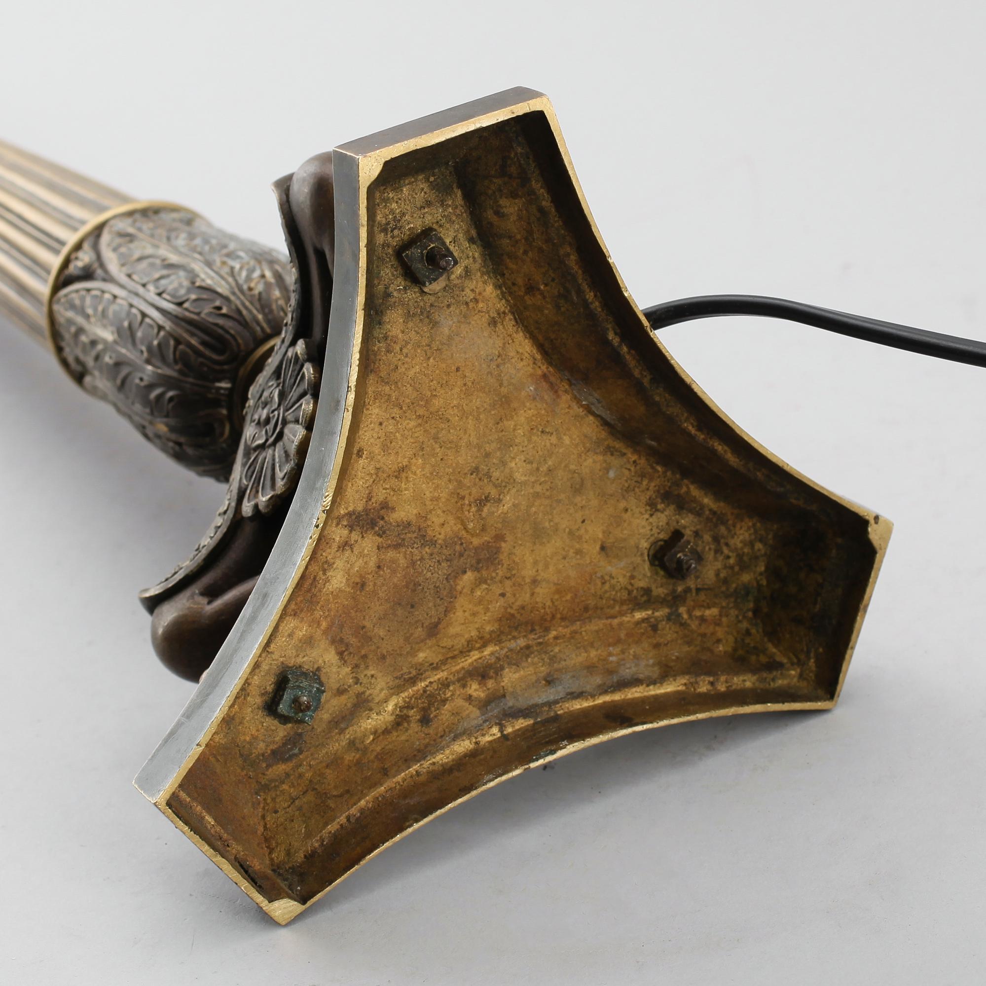 BORDSLAMPA, senempire, 1800-talets första hälft.