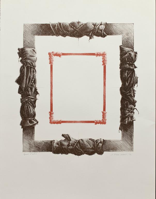 GERARD TITUS-CARMEL, 8 st, färglitografier och etsningar, sign, dat och numr.