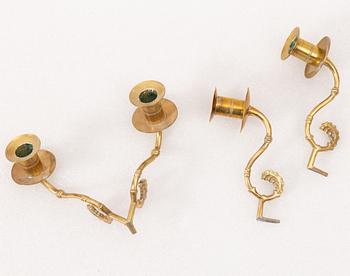 A pair of mirror wall sconces, second half of the 19th century.