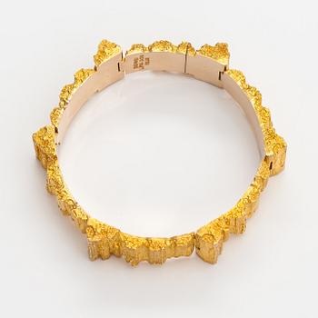 Björn Weckström, Rannekoru "Mystica", 14K kultaa. Lapponia 1973.