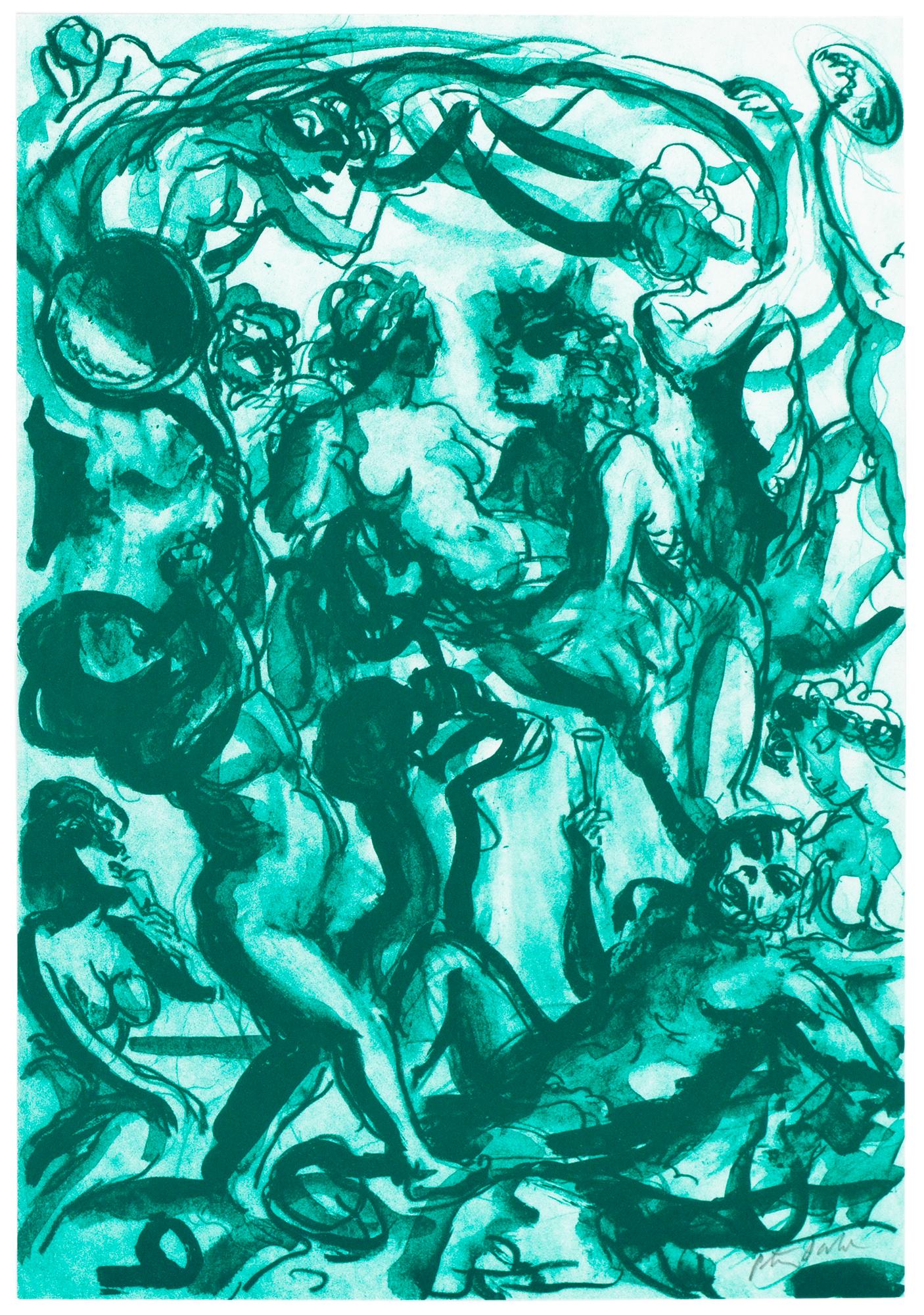 Peter Dahl, Untitled, from: C.M. Bellman, "Fredmans Epistlar" (4).