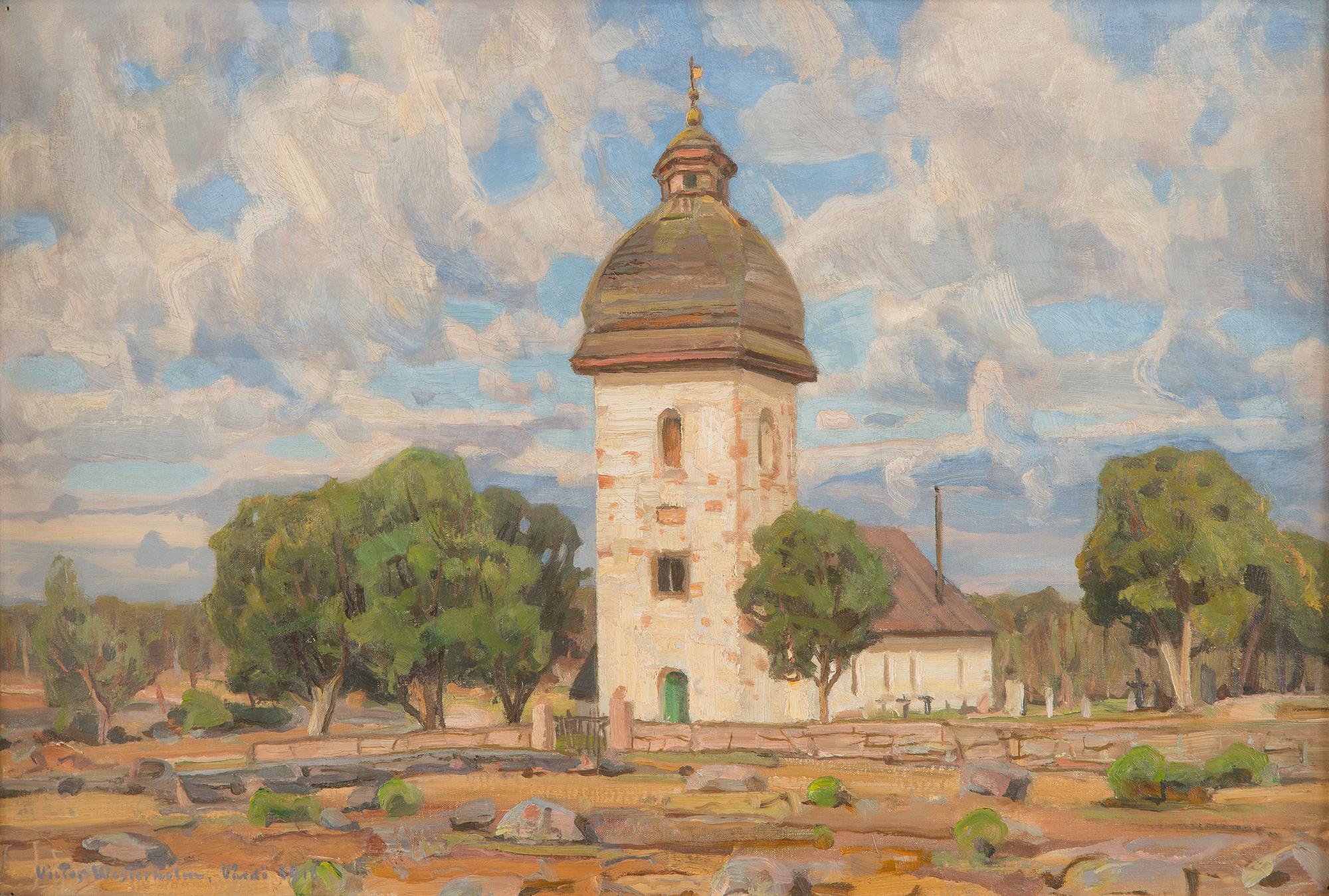 Victor Westerholm, Vårdö Church.