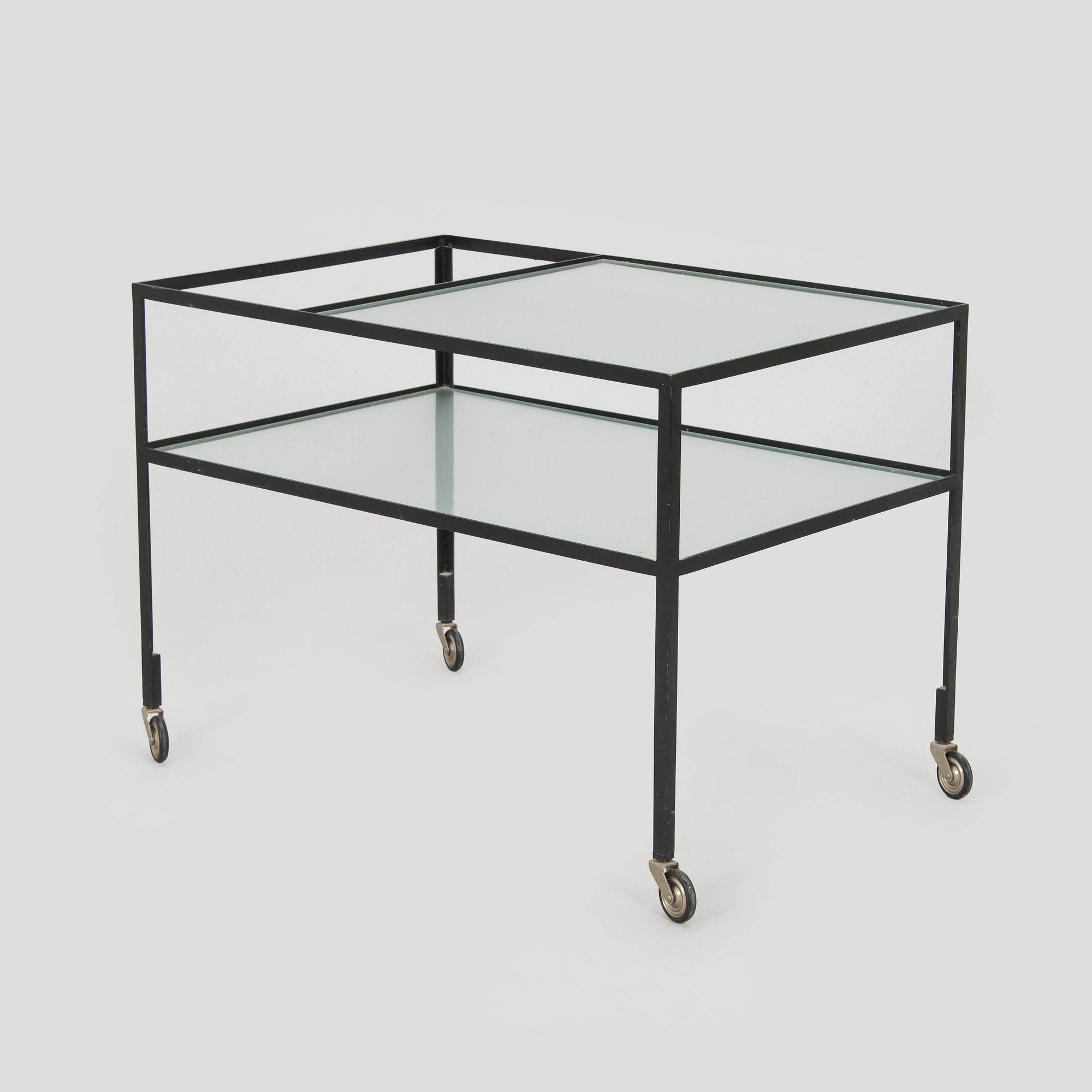 Herbert Hirche, serveringsvagn, 1900-talets mitt.