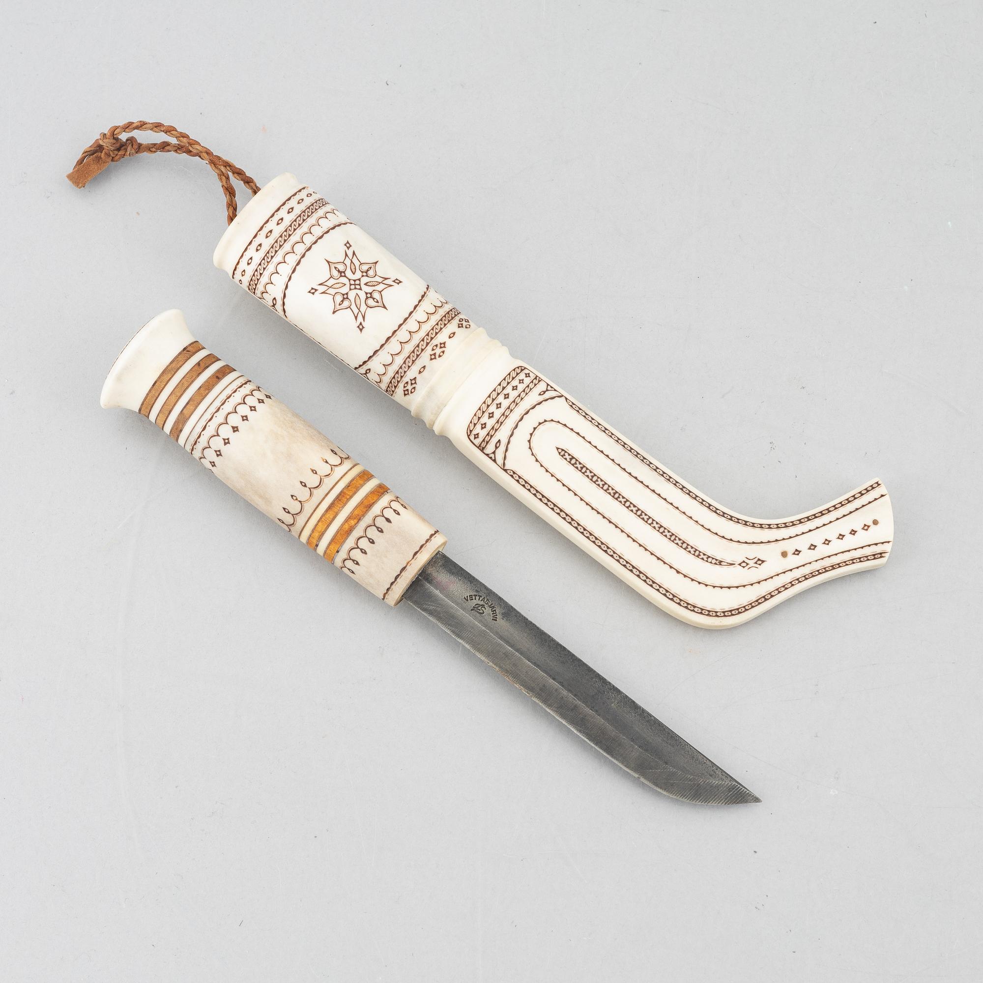 Tore Sunna, helhorn knife.