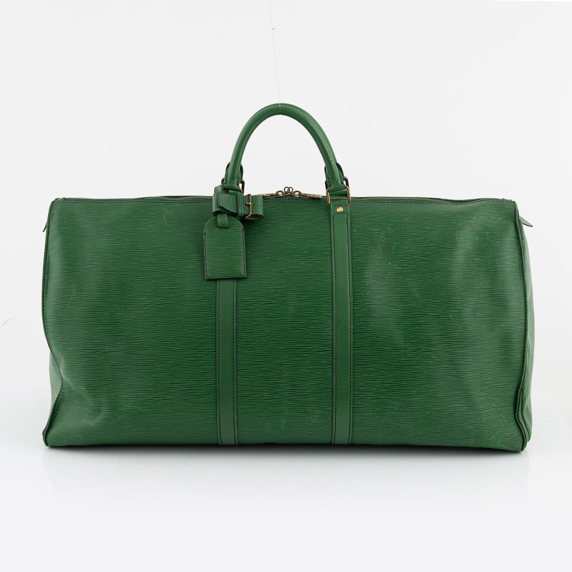 Louis Vuitton, weekendbag "Keepall 60 Epi", 1986.
