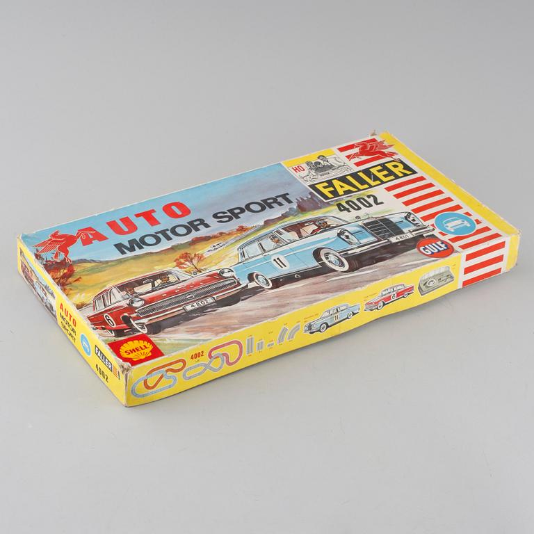 A car track "Auto Motor Sport 4002", Faller, Germany, 20th century.