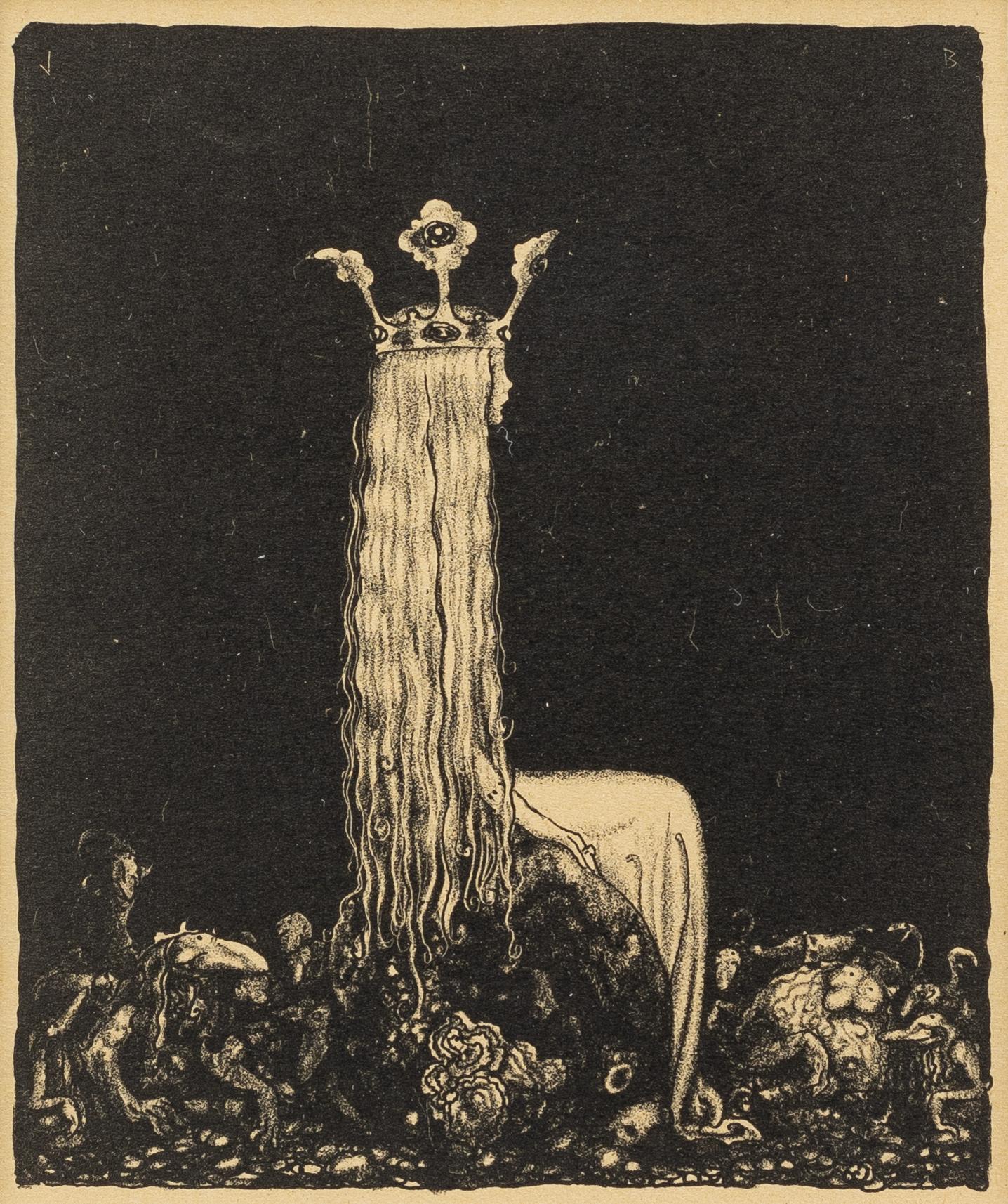 John Bauer, "Prinsessan och småtrollen".