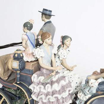 Francisco Catalá, figurin, "Outing in Seville", Lladró, Spanien.
