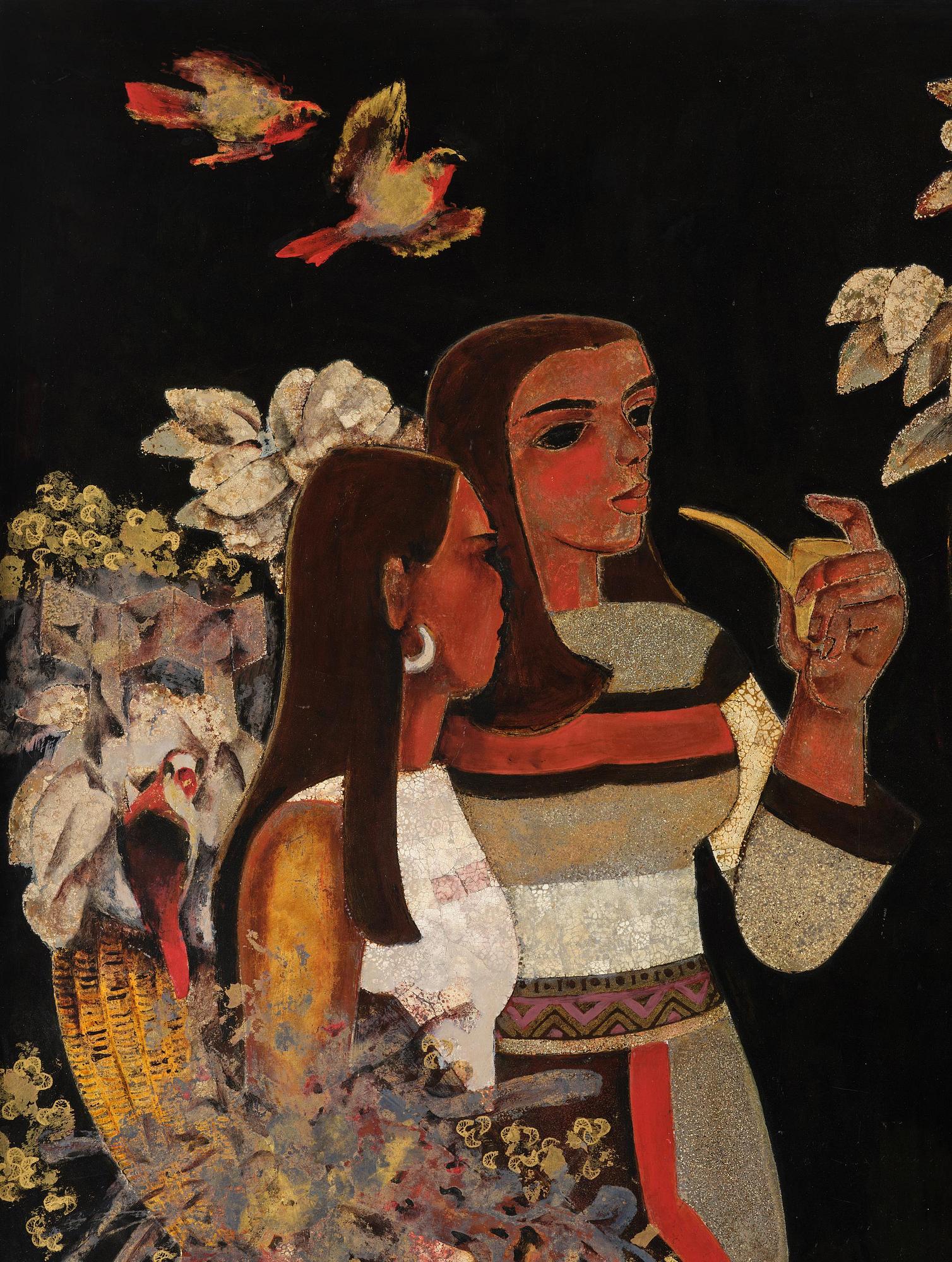 Do Xuan Doan, "Spring festival in the Highlands"/" Festival du printemps dans le Highlands".