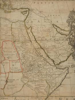 Nolin's map of Africa, "L'Afrique dressee sur les relations", 1740.