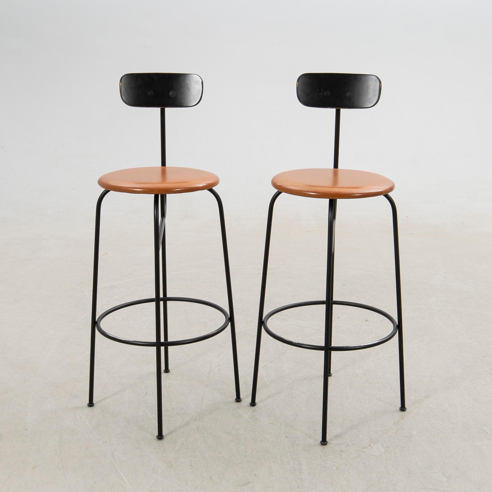 Afteroom, bar stools, a pair, "Counter Chair" Audo, Denmark.