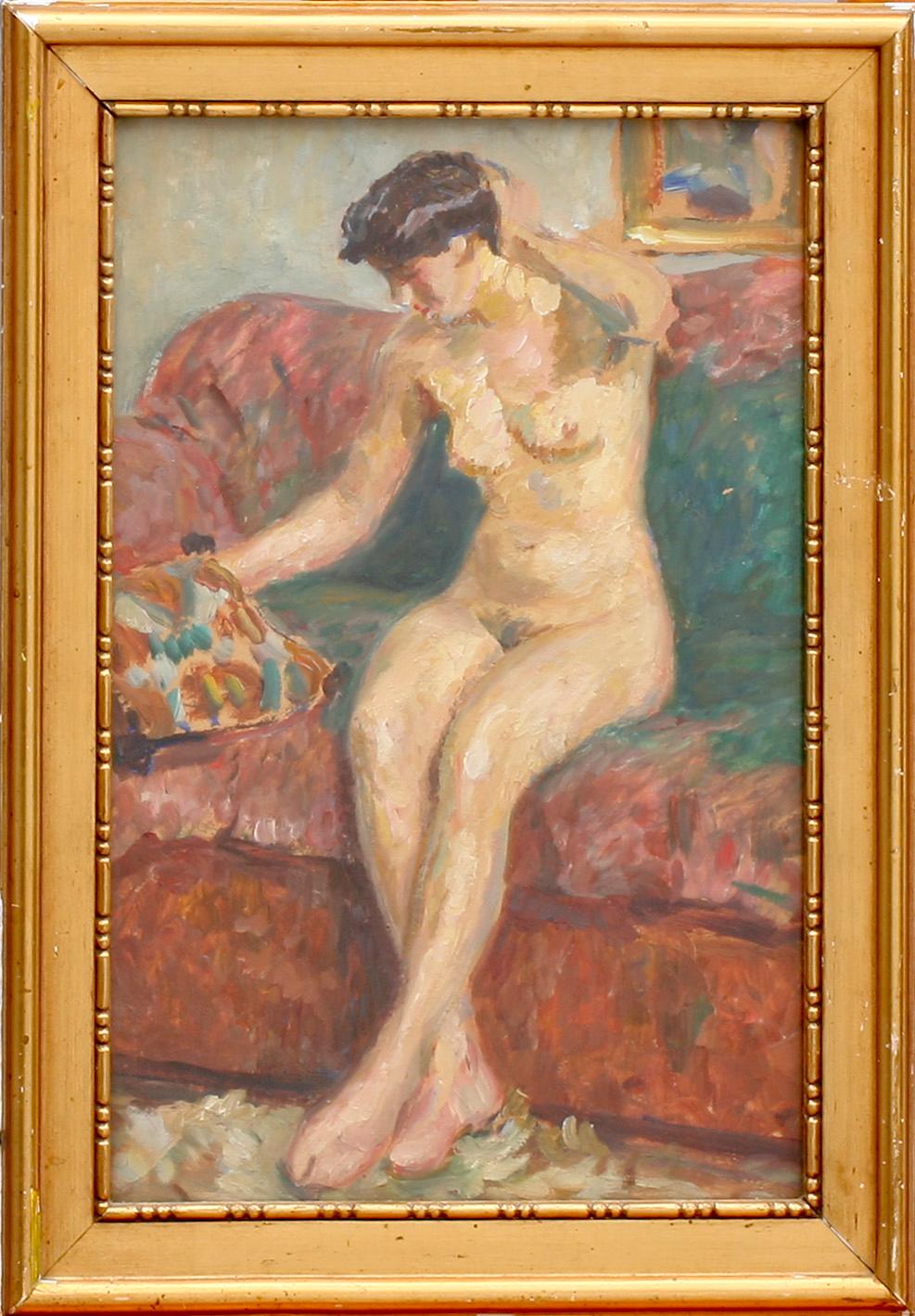 CARL FRYDENSBERG, olja på pannå, a tergo sign och 1906.