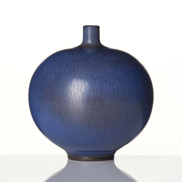 Berndt Friberg, vaser, 3 st, stengods, Gustavsbergs Studio 1956-64.