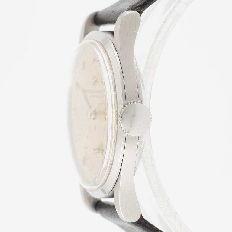 Vacheron & Constantin, "Guilloché Dial", "Steel Case", ca 1950.