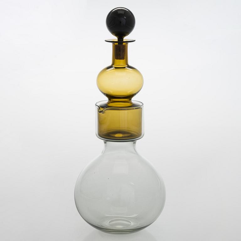 Kaj Franck, a decanter, KF 501  'The Bells of Kremlin', signed K. Franck, Nuutajärvi, Notsjö -61.