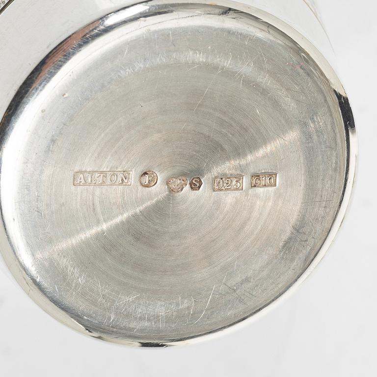 A set of twelve Swedish sterling silver cups, mark of Alton Guldvaru Ab, Falköping 1981.