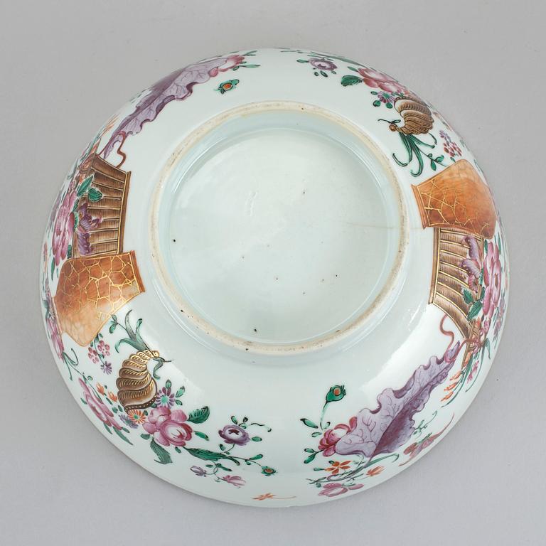SKÅL, kompaniporslin, Kina, Qianlong (1736-95).