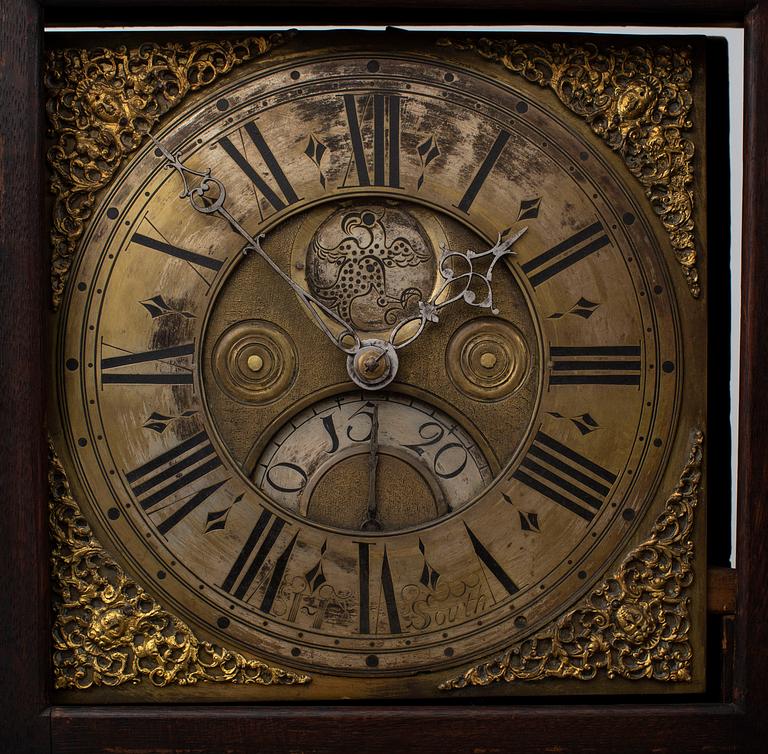 An 18th century longcase clock.