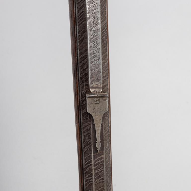 Slagslåsstudsare ändrad från flintlås,  Franz Steskal,  Österrike, 1700-talets slut.