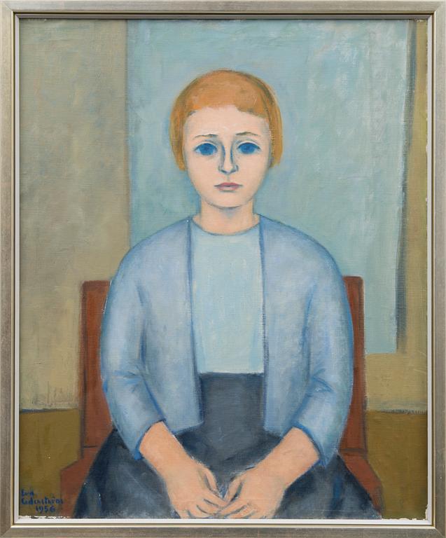 EVA CEDERSTRÖM, oil on canvas, signed and dated 1956.