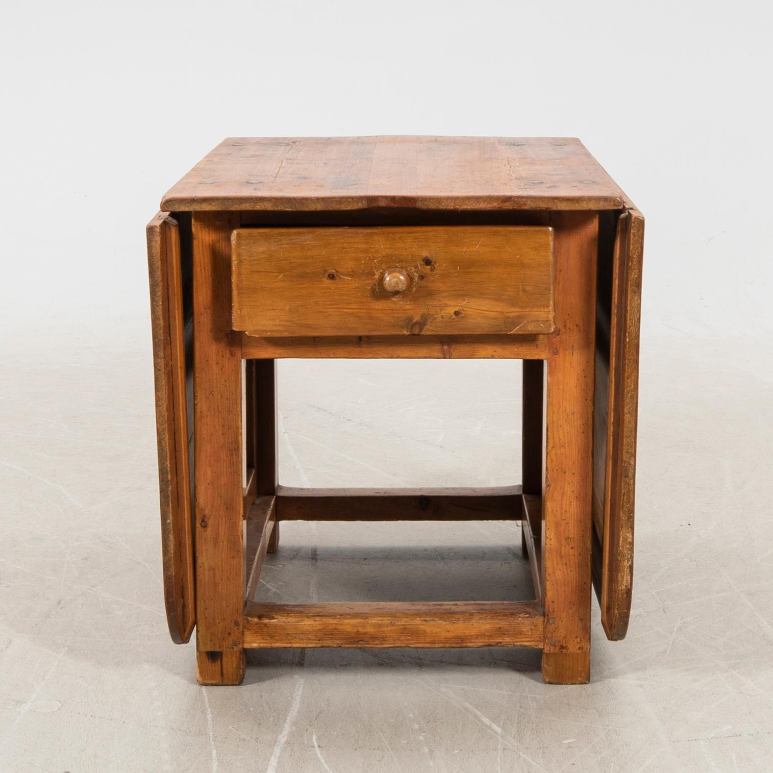 Folding table 19th century.