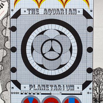 STURE JOHANNESSON, Affisch, "The aquarian", 1969.