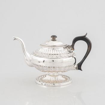 Gustaf Fredrik Richter, an Empire silver teapot, Stockholm, 1836.