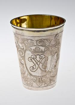 BÄGARE, silver, 1700-talets början.