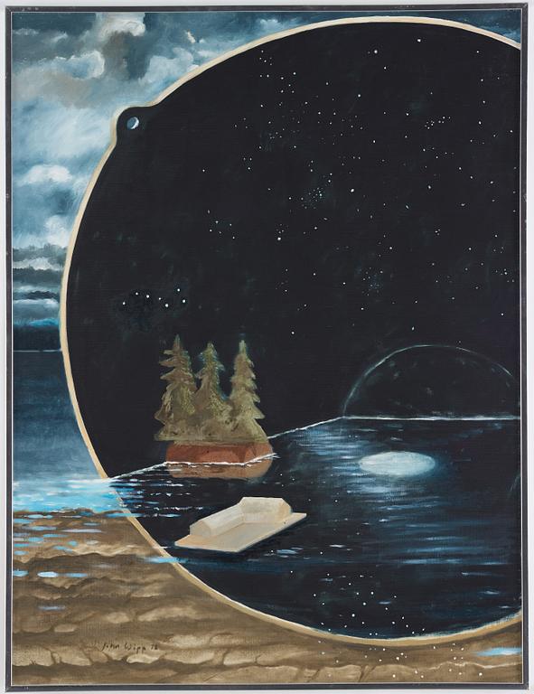 John Wipp, olja på duk, signerad och daterad -78.