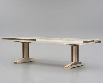 Piet Hein Eek, matbord, "Canteen Table in Scrapwood", Nederländerna, efter 2005.