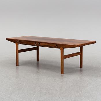 A 1950's/60's rosewood veneered coffee table.